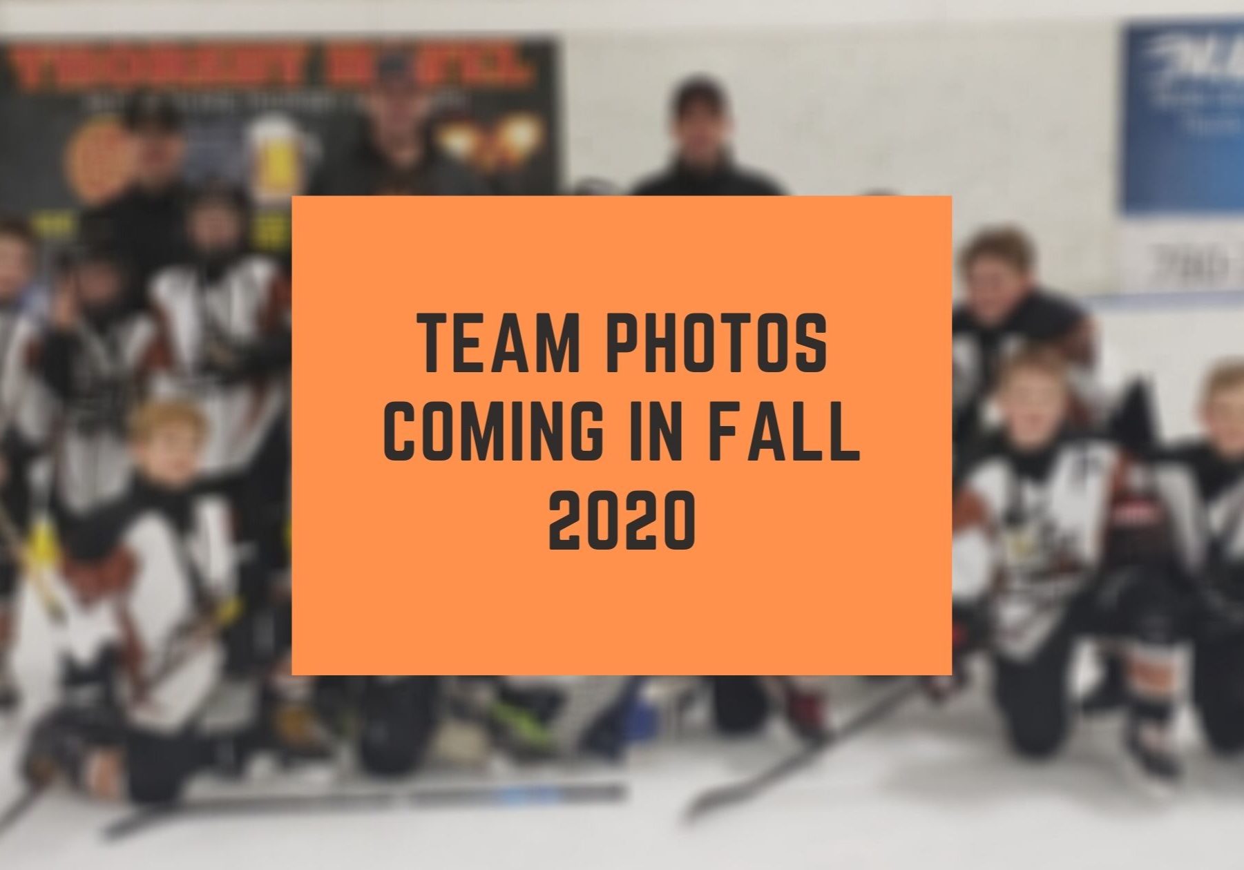 Team photos coming in fall 2020